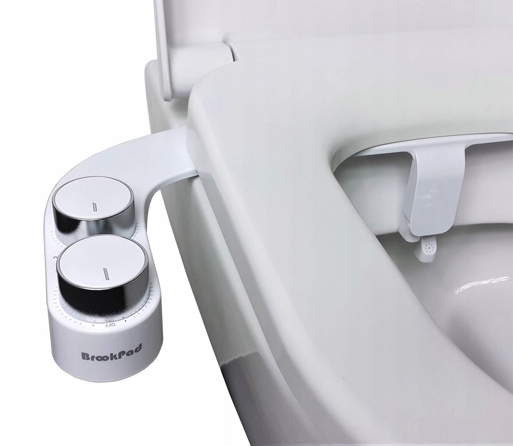 WC doska - WC sedadlo BrookPad EcoSplash, biely duroplast